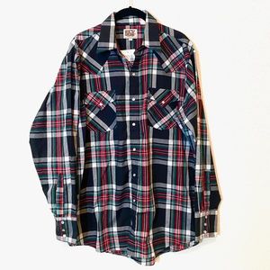 Ely Cattlemen Plaid Western Shirt